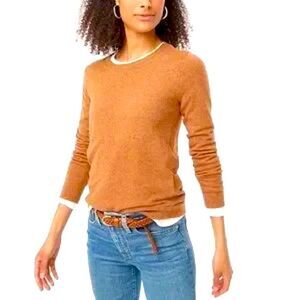 J crew Cotton-wool Yellow Teddie sweater Small